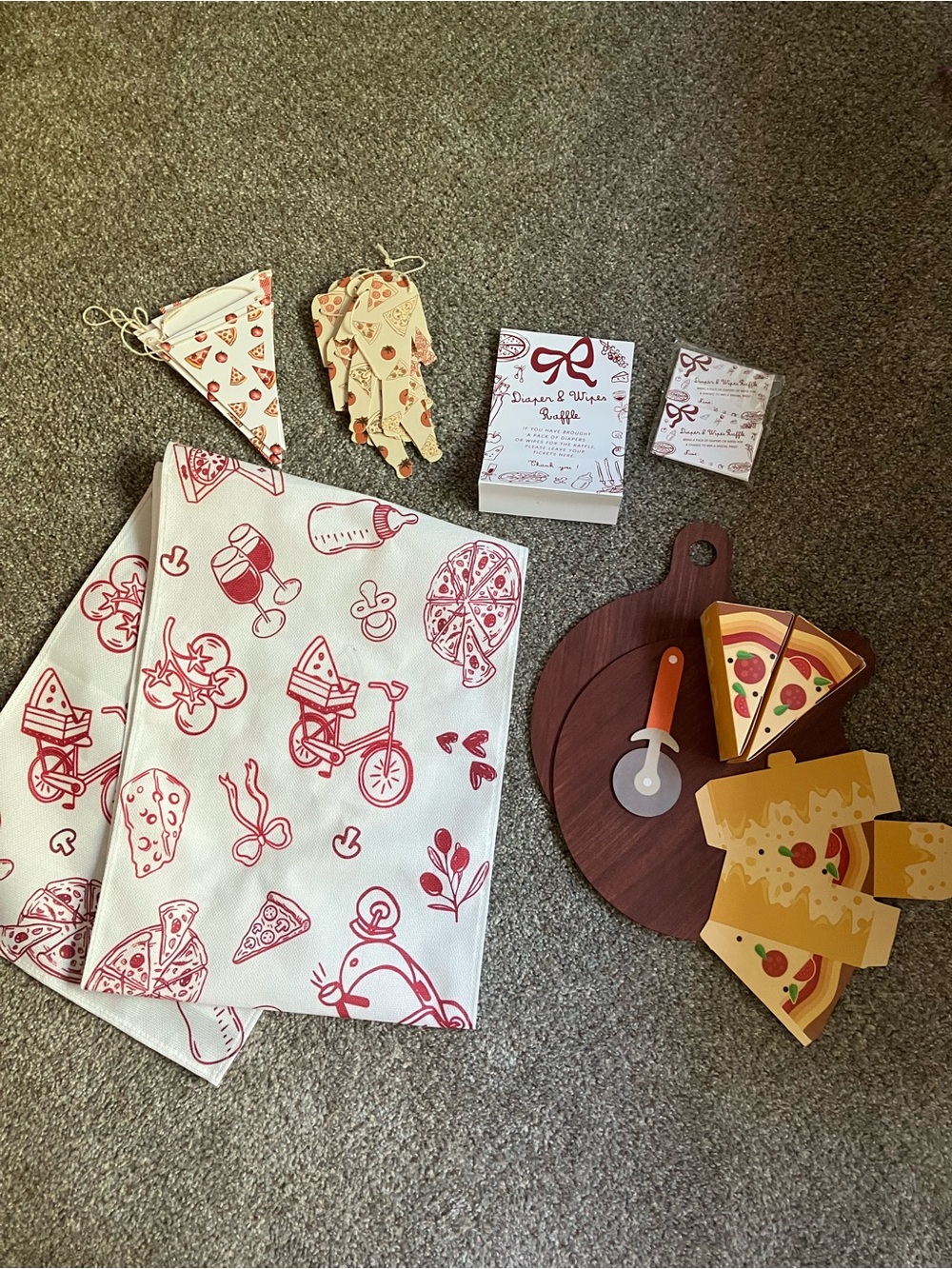 A Special Delivery Slice Slice Baby Pizza Baby Shower Party Decorations